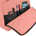 Blush Pink - Side - BagBase Twin Handle Roll-Top Backpack