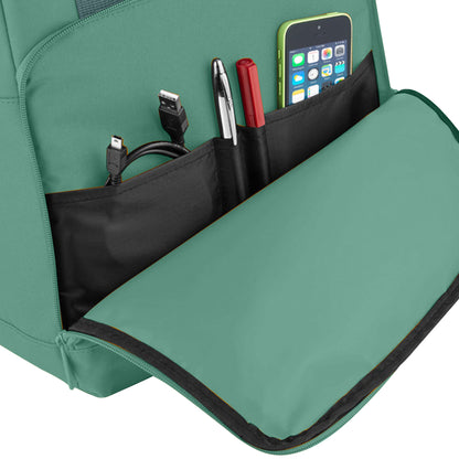 Sage Green - Side - BagBase Twin Handle Roll-Top Backpack