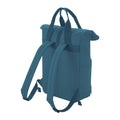 Airforce Blue - Back - BagBase Twin Handle Roll-Top Backpack