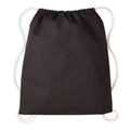 Storm Dark Grey-Natural - Front - Nutshell Drawstring Gymsac