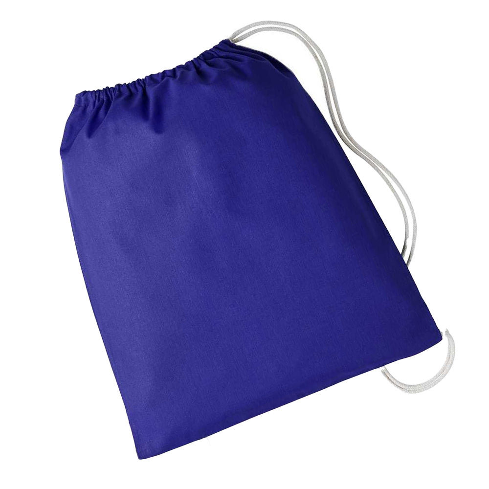 Purple-Natural - Back - Nutshell Drawstring Gymsac