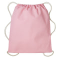 Light Pink-Natural - Front - Nutshell Drawstring Gymsac