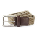 Khaki - Front - Asquith & Fox Mens Vintage Wash Canvas Belt