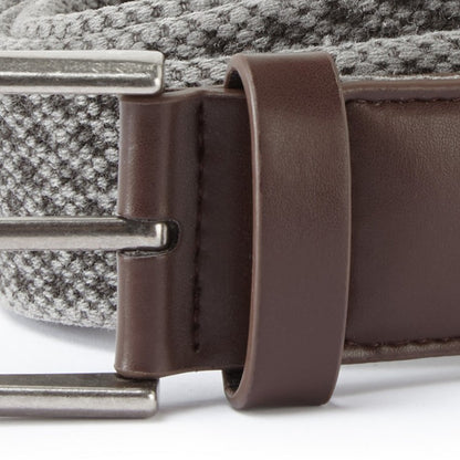 Slate - Back - Asquith & Fox Mens Vintage Wash Canvas Belt