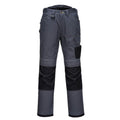 Zoom Grey-Black - Front - Portwest Mens Urban Work Trousers