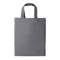 Slate Light Grey - Front - Nutshell Mini Shopping Bag