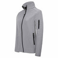 Marl Grey - Back - Kariban Womens-Ladies Contemporary Softshell 3 Layer Performance Jacket