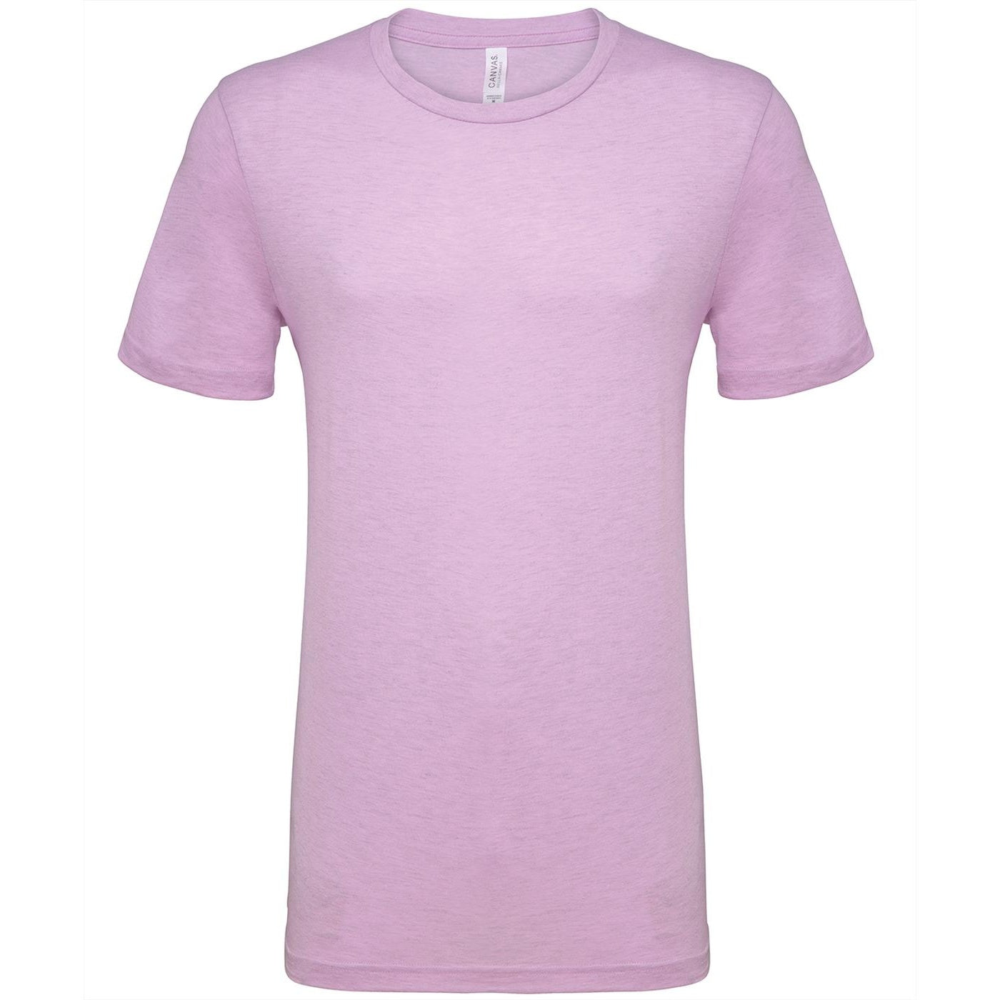 Heather Prism Lilac - Front - Bella + Canvas Adults Unisex Heather Cvc Short Sleeve T-Shirt