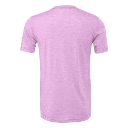Heather Prism Lilac - Back - Bella + Canvas Adults Unisex Heather Cvc Short Sleeve T-Shirt