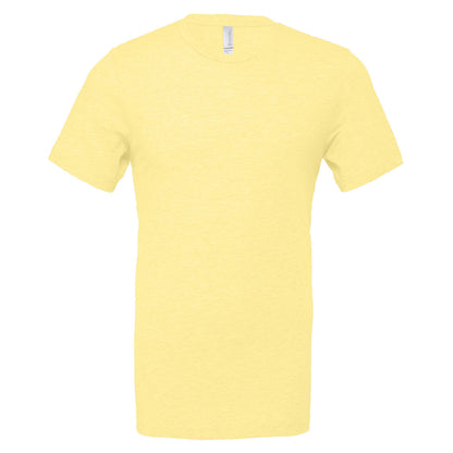 French Vanilla Heather - Front - Bella + Canvas Adults Unisex Heather Cvc Short Sleeve T-Shirt