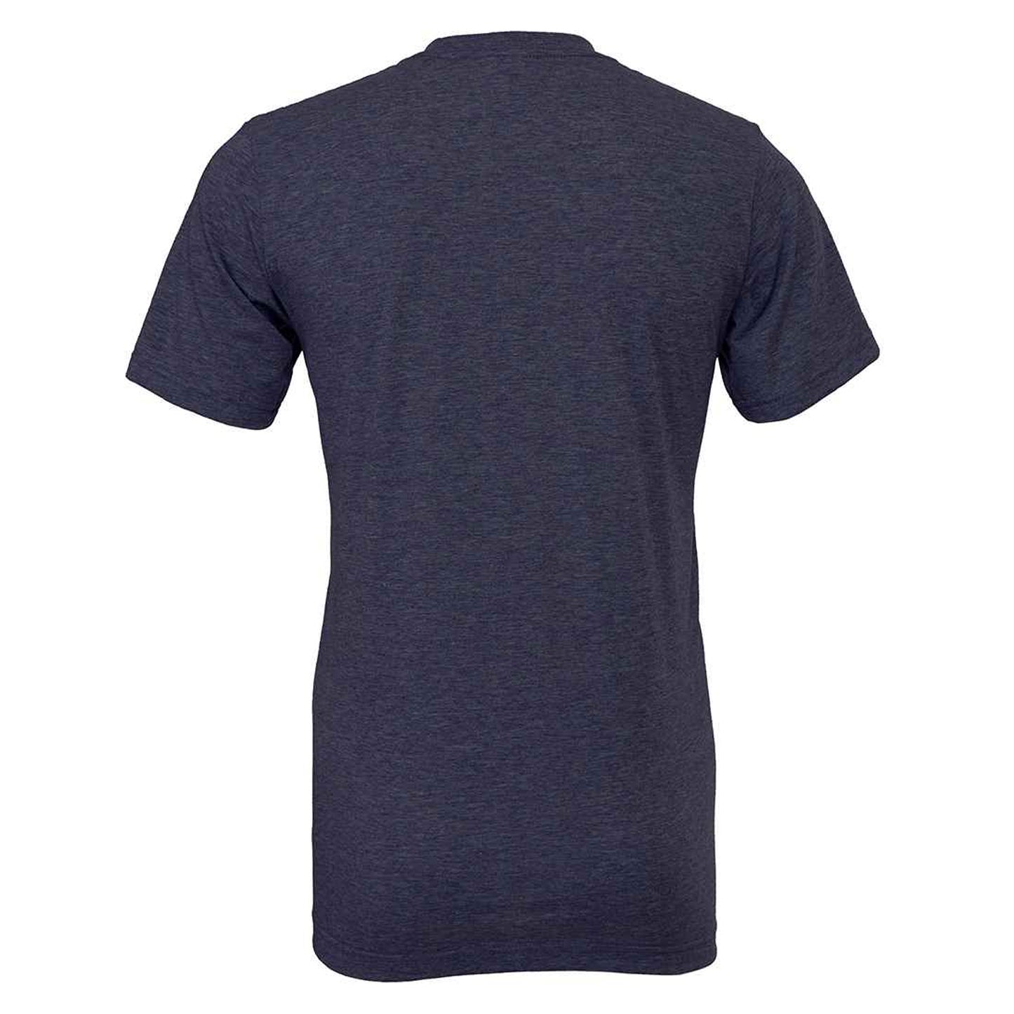 Heather Midnight Navy - Back - Bella + Canvas Adults Unisex Heather Cvc Short Sleeve T-Shirt