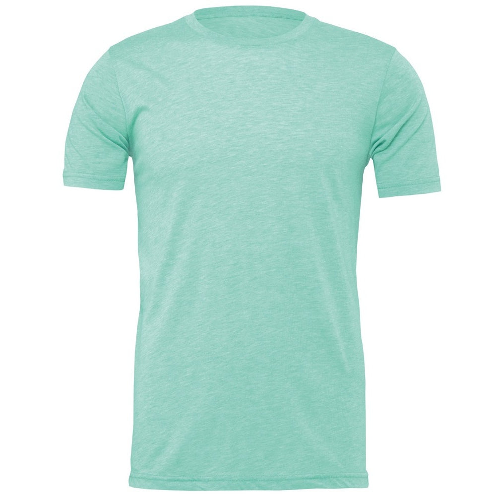 Heather Mint - Front - Bella + Canvas Adults Unisex Heather Cvc Short Sleeve T-Shirt