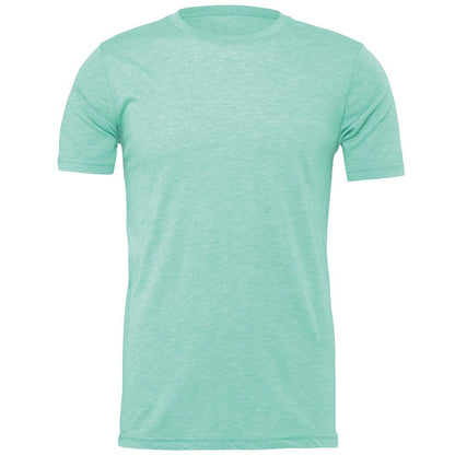 Heather Mint - Front - Bella + Canvas Adults Unisex Heather Cvc Short Sleeve T-Shirt