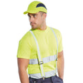 Hi Viz Yellow - Back - Portwest AirTech Bump Cap