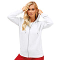 White - Back - Asquith & Fox Womens-Ladies Zip-Through Organic Hoodie