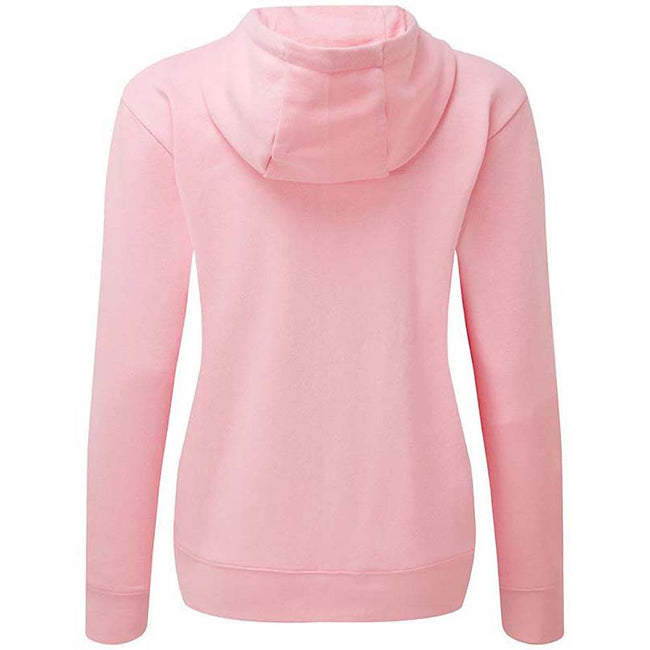Soft Pink - Side - Asquith & Fox Womens-Ladies Zip-Through Organic Hoodie