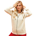 Natural - Lifestyle - Asquith & Fox Womens-Ladies Zip-Through Organic Hoodie