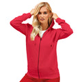 Cherry Red - Back - Asquith & Fox Womens-Ladies Zip-Through Organic Hoodie