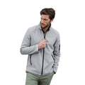 Marl Grey - Back - Kariban Mens Contemporary Softshell 3 Layer Performance Jacket