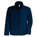 Navy - Front - Kariban Mens Contemporary Softshell 3 Layer Performance Jacket