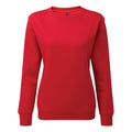 Cherry Red - Front - Asquith & Fox Womens-Ladies Organic Crew Neck Sweatshirt