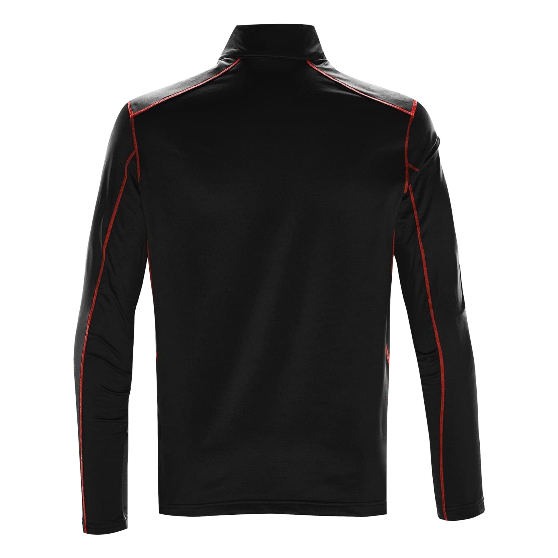 Black-Red - Back - Stormtech Mens Pulse Fleece Pullover