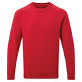 Cherry Red - Front - Asquith & Fox Mens Organic Crew Neck Sweatshirt