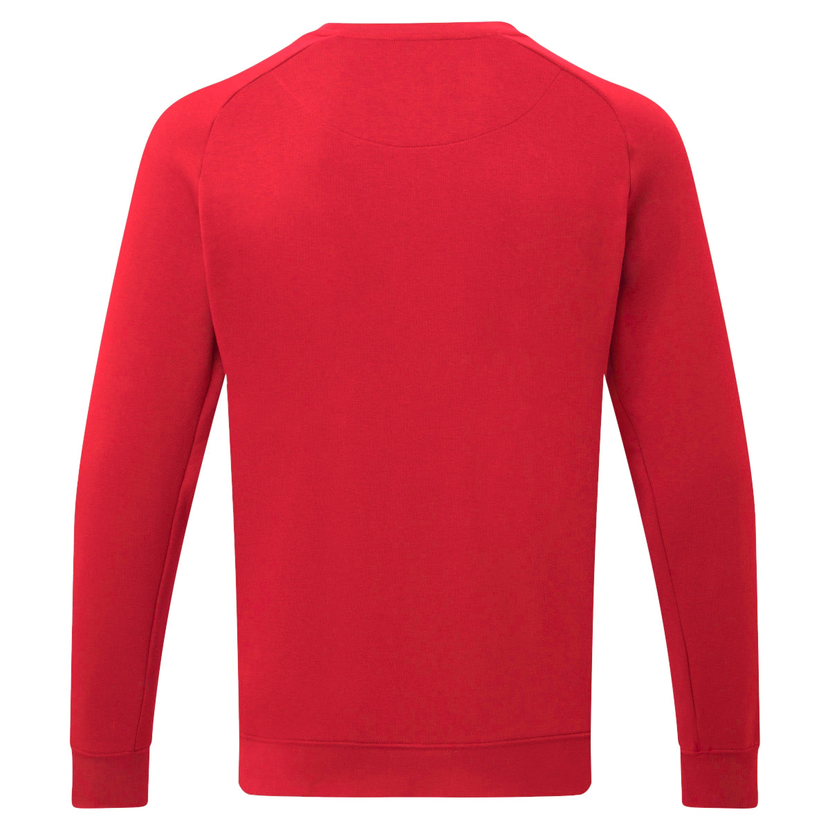 Cherry Red - Back - Asquith & Fox Mens Organic Crew Neck Sweatshirt