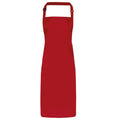 Red - Front - Premier Waterproof Bib Apron