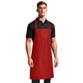 Red - Back - Premier Waterproof Bib Apron