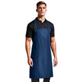 Navy - Back - Premier Waterproof Bib Apron