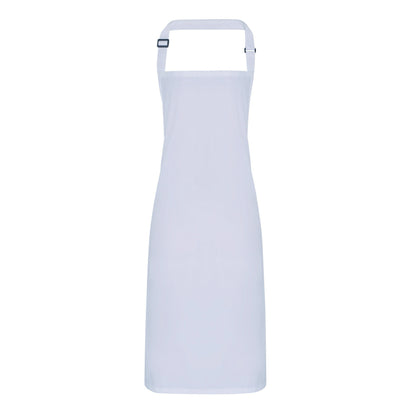 White - Front - Premier Waterproof Bib Apron