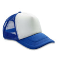 Royal-White - Front - Result Headwear Mens Core Detroit 1-2 Mesh Truckers Cap