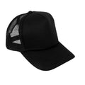 Black-Black - Front - Result Headwear Mens Core Detroit 1-2 Mesh Truckers Cap