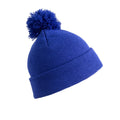 Royal - Front - Result Winter Essentials Junior Pom Pom Beanie