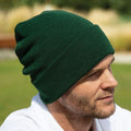 Bottle Green - Back - Result Winter Essentials Mens Woolly Ski Hat