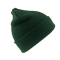 Bottle Green - Front - Result Winter Essentials Mens Woolly Ski Hat