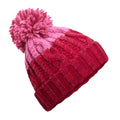Classic Red-True Pink - Front - Beechfield Unisex Adults Apres Cuffed Beanie