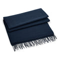French Navy - Front - Beechfield Unisex Classic Woven Oversized Scarf