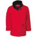 Red-Black - Front - Kariban Mens Parka Performance Jacket