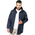 Navy-Navy - Back - Kariban Mens Parka Performance Jacket