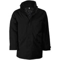 Black-Black - Front - Kariban Mens Parka Performance Jacket