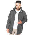 Convoy Grey - Back - Kariban Mens Parka Performance Jacket