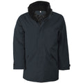 Dark Grey-Black - Front - Kariban Mens Parka Performance Jacket