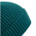 Ocean Green - Back - Beechfield Unisex Engineered Knit Ribbed Beanie