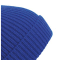 Bright Royal - Back - Beechfield Unisex Engineered Knit Ribbed Pom Pom Beanie