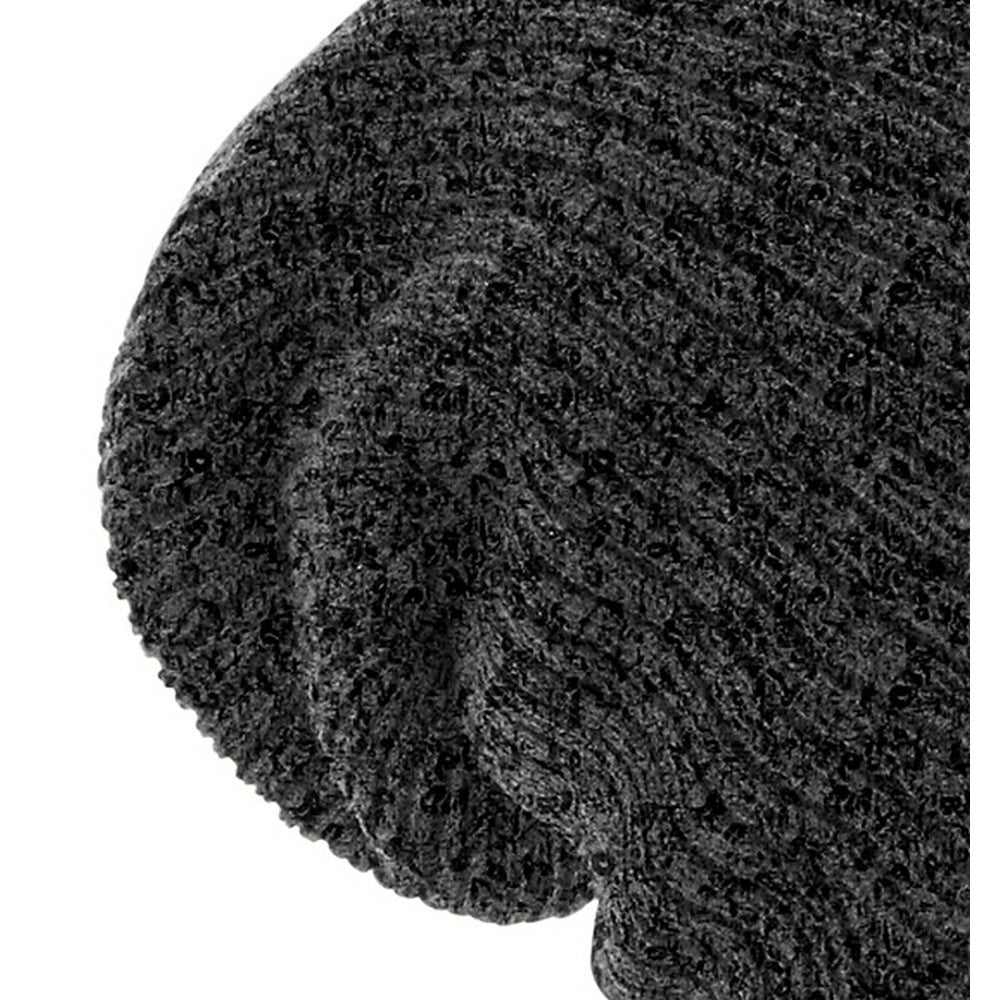 Antique Grey - Back - Beechfield Unisex Heavy Gauge Slouch Beanie