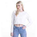 Arctic White - Back - AWDis Hoods Womens-Ladies Cropped Sweatshirt
