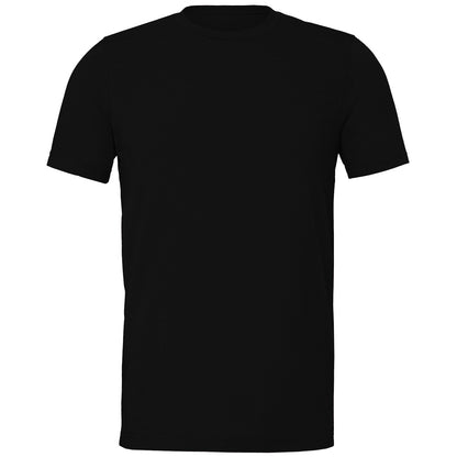 Black Heather - Front - Bella + Canvas Unisex Sueded Tee