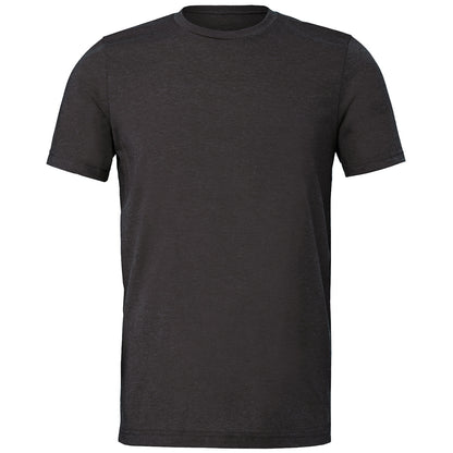 Dark Grey Heather - Front - Bella + Canvas Unisex Sueded Tee